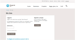 Desktop Screenshot of kundeweb.skagerakenergi.no